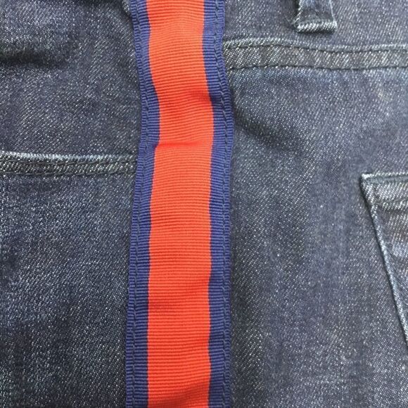 Halogen Straight Crop Side Stripe Jeans E8 - Picture 5 of 6